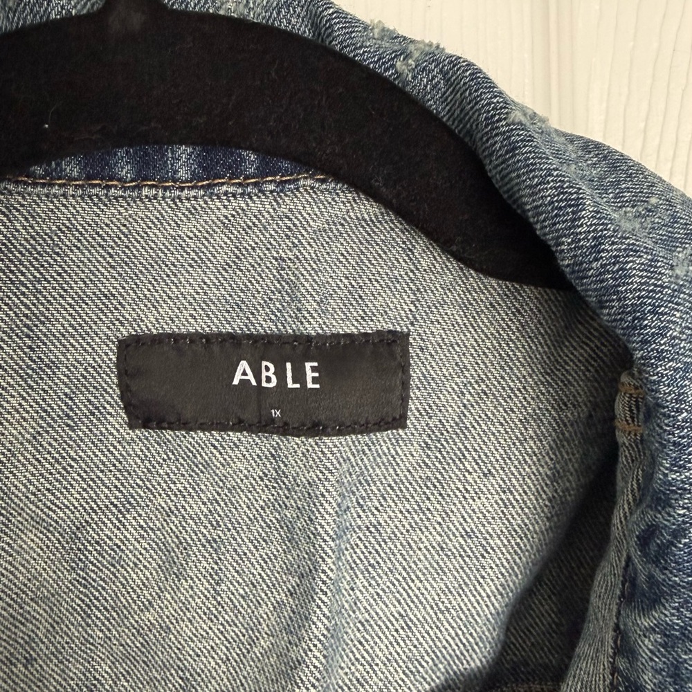 Able Classic Blue Jean Jacket - image 2